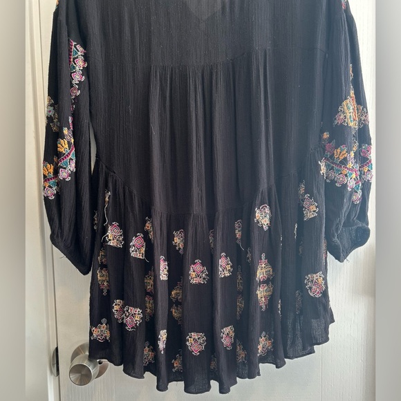 Free People Arianna Embroidered Shirt Dress - Picture 13 of 14